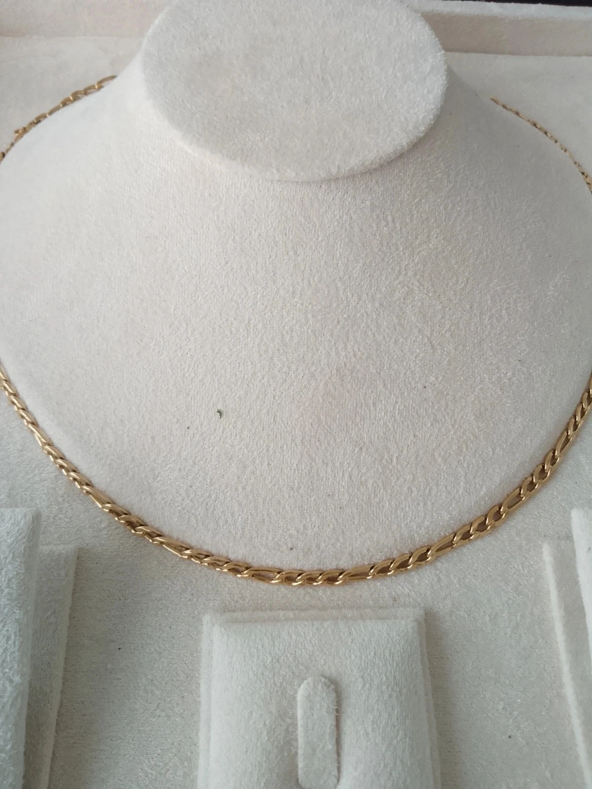 Collar de acero inoxidable dorado – photo 2